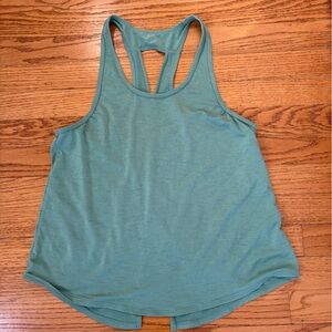 Zella Teal Racerback Tank Top